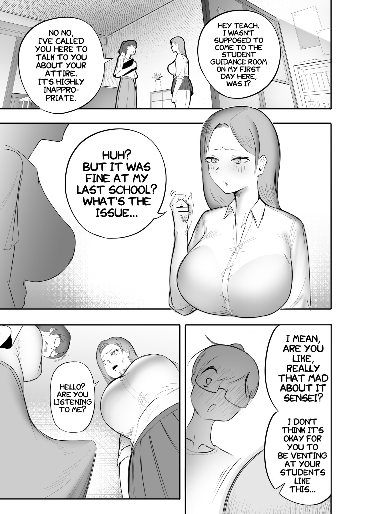 Hentai Manga Comic-An Erotic Gal That Gets Female Teachers Erect-Read-4